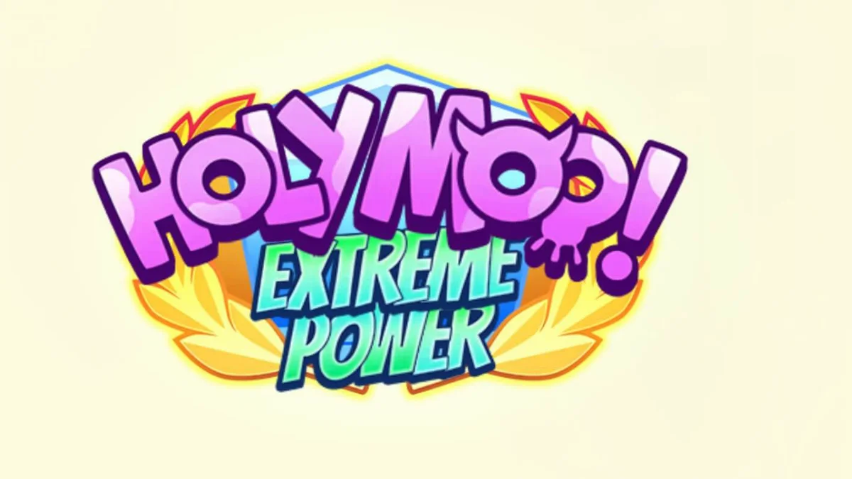 Tampilan visual slot Holy Moo! Extreme Power dengan karakter dewa sapi yang lucu