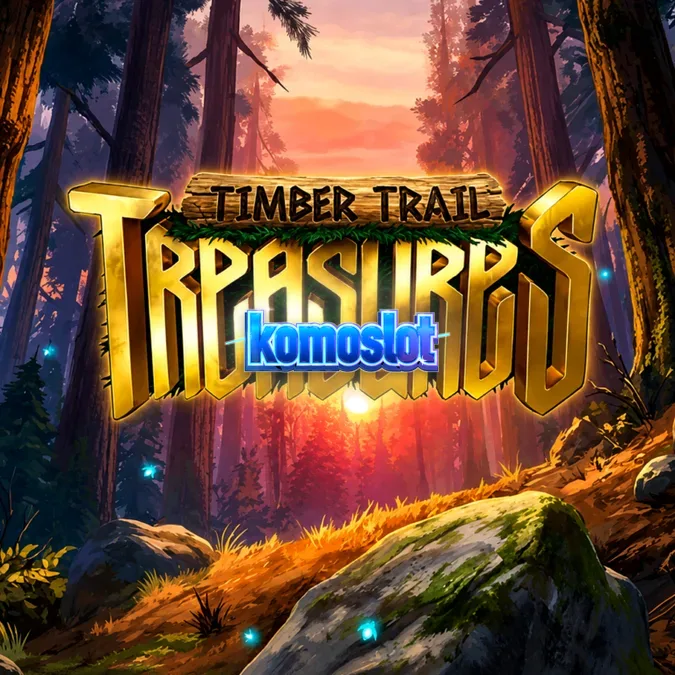 Tampilan visual slot Timber Trail Treasures dengan tema hutan yang asri